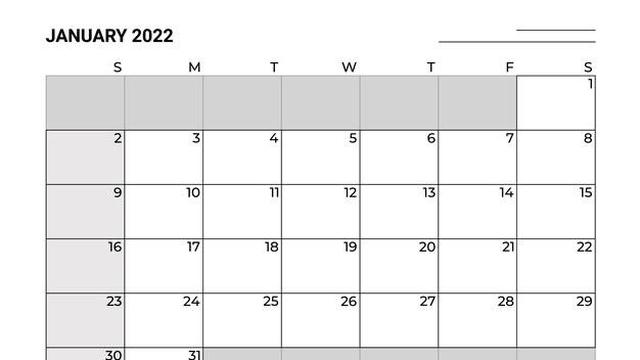 Ilustrasi bulan Januari 2022