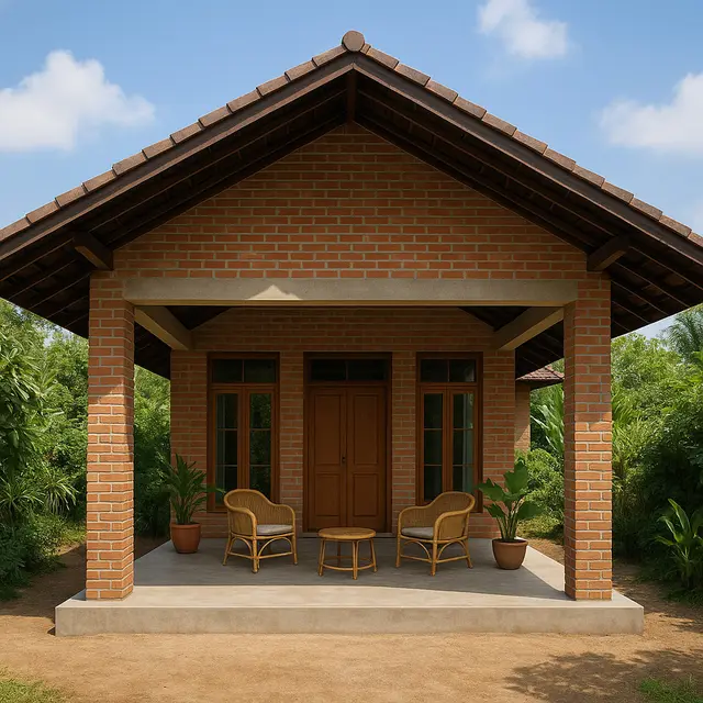 Desain Rumah Sederhana dengan Budget Terbatas (Foto: ChatGPT)