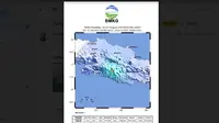 Gempa magnitudo 4,9 mengguncang Kabupaten Bandung, Jawa Barat pada Rabu, 18 September 2024 pukul 09.41.08 WIB. (Foto: BMKG)