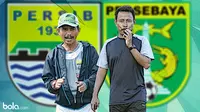 Djadjang Nurjaman vs Ibnu Grahan (Bola.com/Samsul Hadi)
