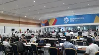 Tak Ada Atmosfer HUT RI di Media Center Asian Games 2018
