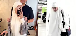 Tak heran jika banyak selebritas hingga influencer mulai menjadikan khiban sebagai andalan untuk tampil modis namun tetap syar’i.  [@nikitawillyofficial94/@siviaazizah].