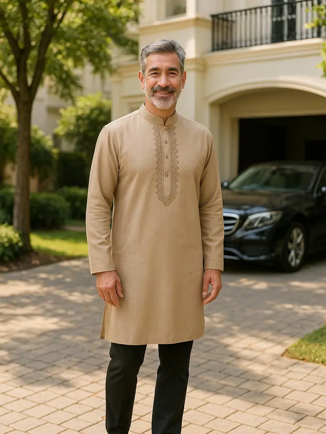 Model Baju Kurta Pria Usia 50 Tahunan