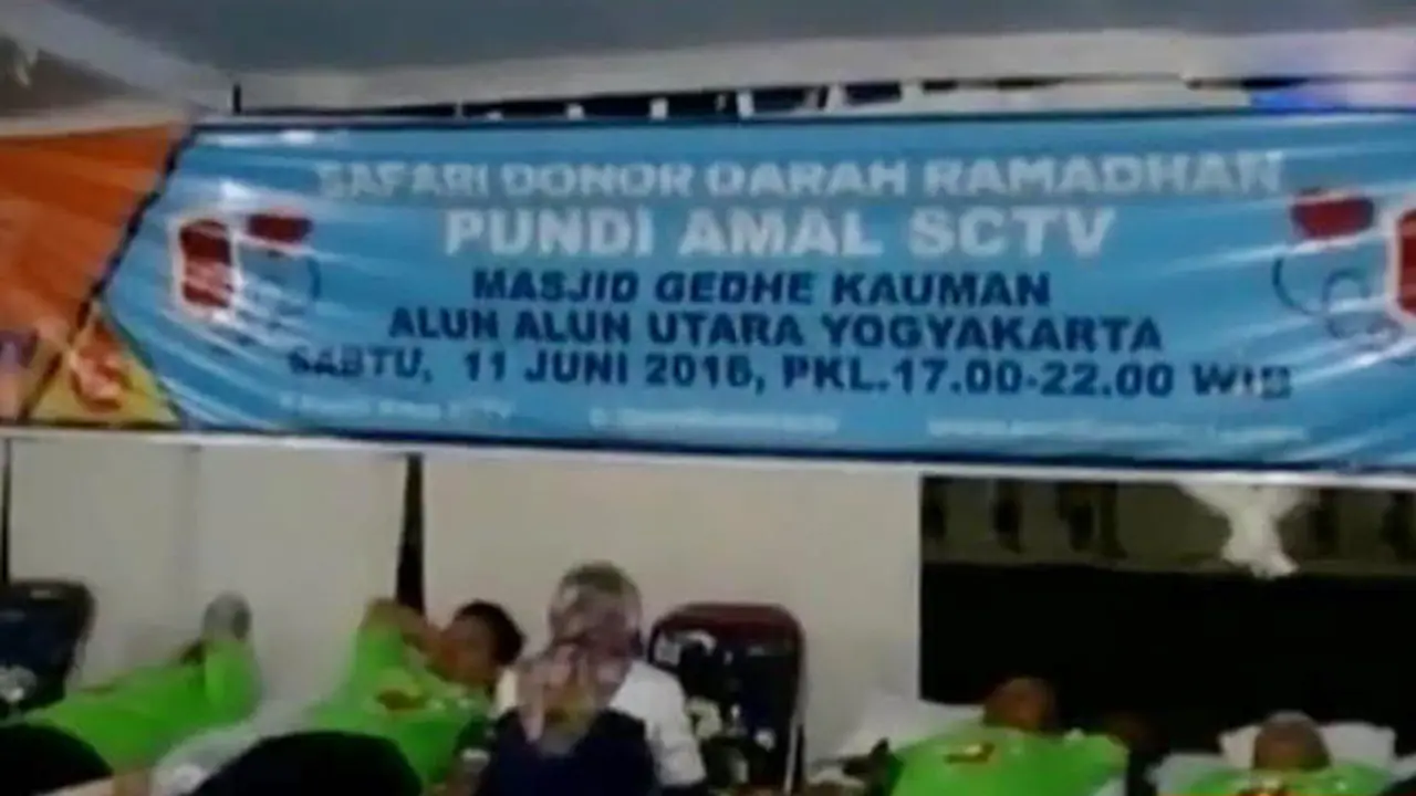 VIDEO: Pundi Amal SCTV Gelar Donor Darah di Yogyakarta