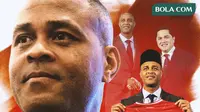 Timnas Indonesia - Ilustrasi Patrick Kluivert Pas Perkenalan (Bola.com/Adreanus Titus)
