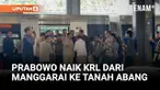 Presiden Prabowo Subianto menaiki KRL Commuter Line dari Stasiun Manggarai menuju Tanah Abang untuk menjajal layanan sebelum peresmian Stasiun Tanah Abang Baru. Dalam kesempatan itu, Prabowo menekankan pentingnya keamanan, kenyamanan, dan kebersihan ...