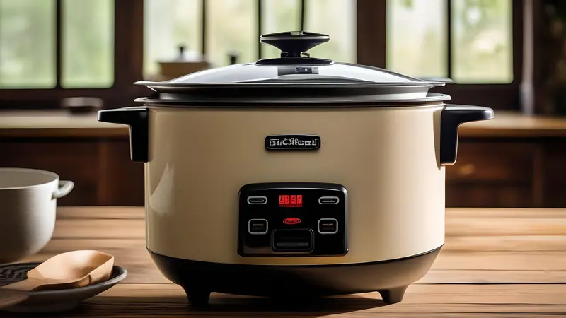 Ilustrasi rice cooker (Foto By AI)