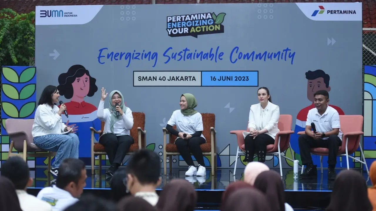 Pertamina Keliling ke Sekolah Adiwiyata, Gaungkan Penggunaan Energi Baru dan Terbarukan