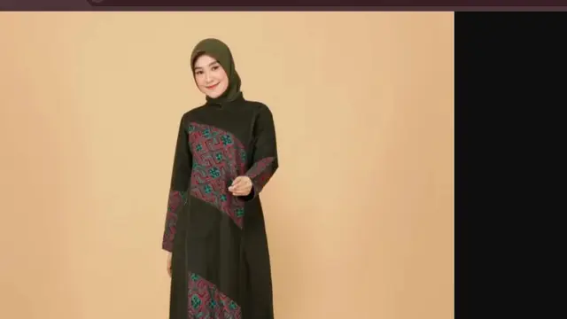 Gamis Batik Polos/Blibli