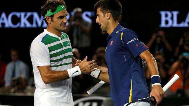 Novak Djokovic dan Roger Federer 