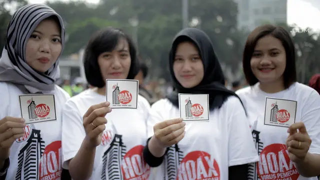 Deklarasi Anti Hoax di Car Free Day