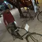 Sepeda Onthel kuno merk Hima masih tersimpan bagus di museum Purbakala Popa Eyato Provinsi Gorontalo.(Arfandi Ibrahim/Liputan6.com)