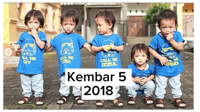 Viral Tahun 2016, Ini 6 Potret Transformasi Bayi Kembar Lima yang Ultah ke-8