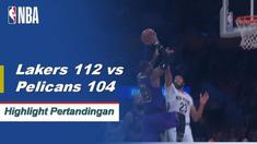 LeBron mendapatkan triple-double ke-3 musim ini (22 poin, 12 rebound, 14 assist) dan kemenangan melawan Pelikan 112-104