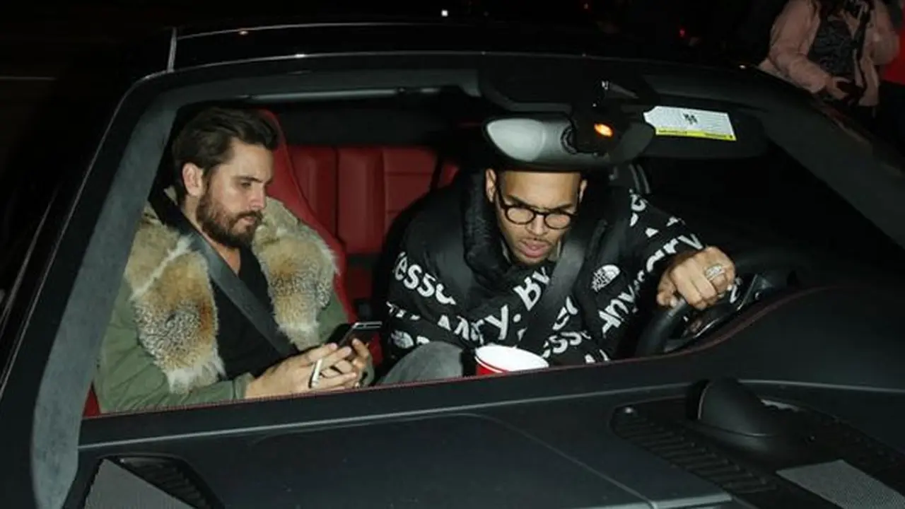 Scott Disick dan Chris Brown