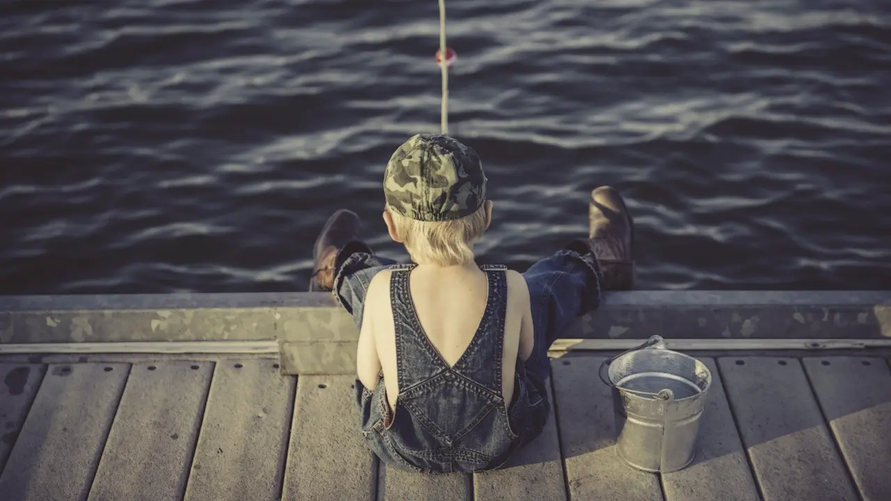 Ilustrasi mancing