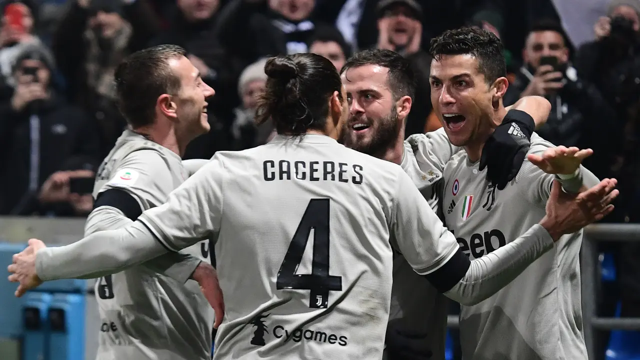Cristiano Ronaldo Tampil Apik Bawa Juventus Taklukan Sassuolo