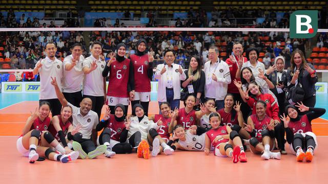 Foto: Susah Payah Jinakkan Filipina, Timnas Voli Putri Indonesia Raih Medali Perunggu SEA Games 2025