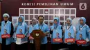 "Ini yang membuat kami cukup yakin sebagai partai baru pada pemilu pertama ini mendapatkan sambutan dan dukungan yang cukup baik di masyarakat," ujar dia. (Liputan6.com/Herman Zakharia)
