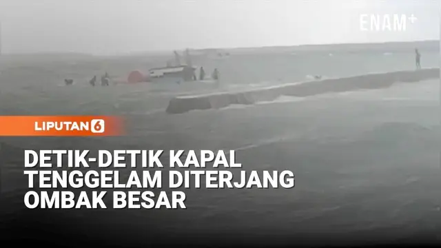 Diterjang Ombak Besar, Kapal Penumpang Tenggelam di Perairan Muna