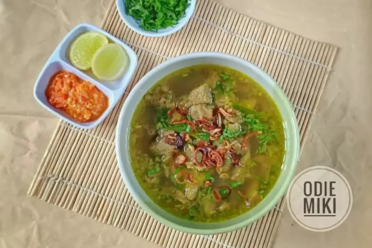 Resep soto daging madura. (dok. Cookpad @odie_miki)