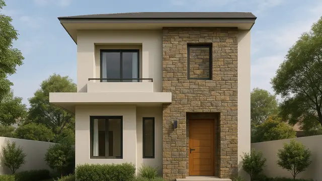 7 Model Rumah Sederhana tapi Indah 2 Lantai Tampak Depan, Desain Modern Minimalis yang Bikin Betah