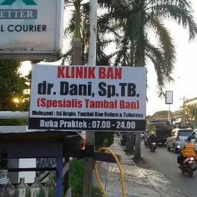 Nama usaha tambal ban (Ist)