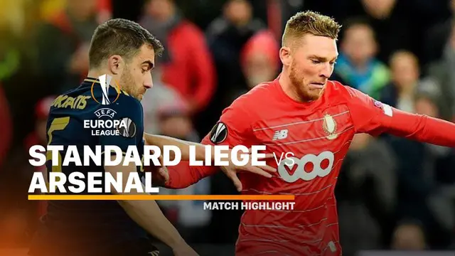 Berita video highlights Europa League antara Standard Liege vs Arsenal yang berakhir dengan skor 2-2.