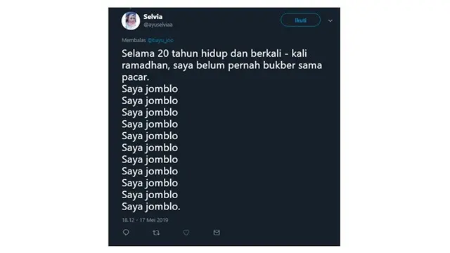Alasan Kenapa Enggak Ada yang Ngajak Bukber Versi Netizen