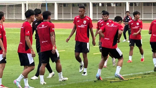 Latihan Timnas Indonesia U-22