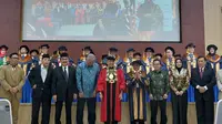 Rektor Universitas Al-Azhar Indonesia Dorong Budaya Unggul di Milad ke-24: dari Akreditasi hingga Leadership (doc: Liputan6/Sulung Lahitani)