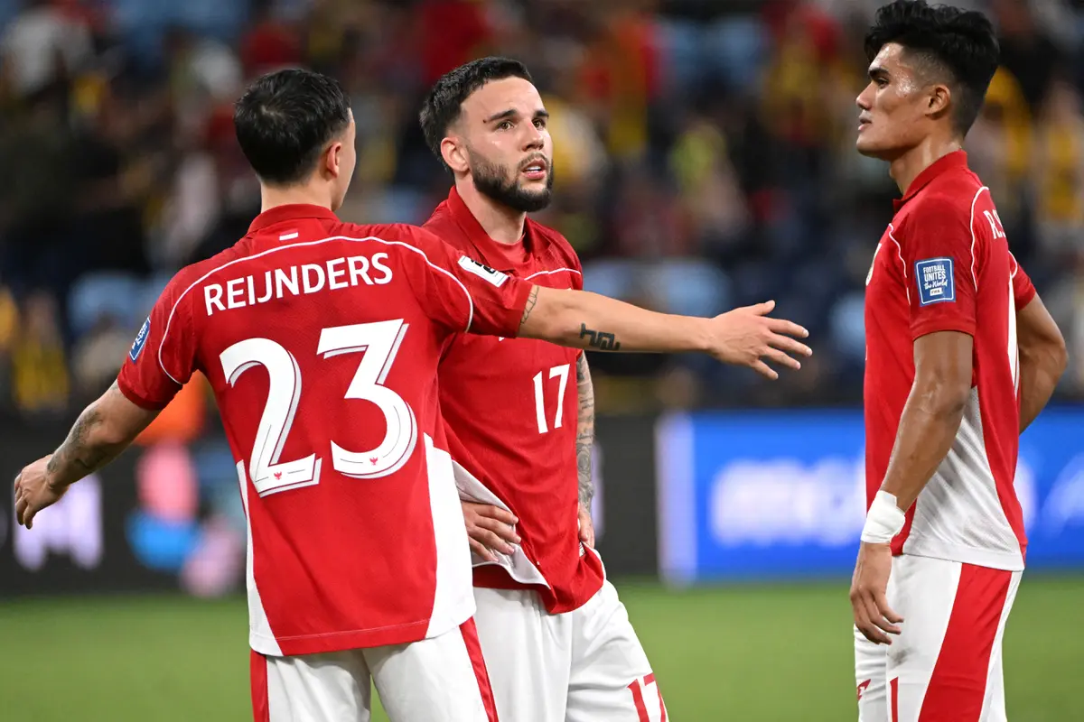 Eliano Reijnders, Calvin Verdonk, dan Ramadhan Sananta - Timnas Australia Vs Timnas Indonesia