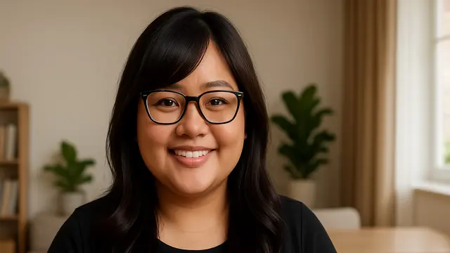 Model Rambut Poni Korea Untuk Wajah Bulat di Tahun 2025/via ChatGPT