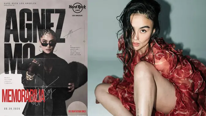 Memorabilia Bakal Dipajang Permanen di Hard Rock LA, Agnez Mo: Aku Bersyukur Banget!