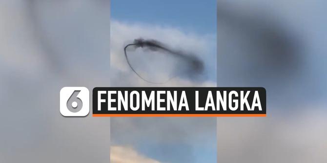 VIDEO: Heboh Fenomena Cincin Hitam di Langit Meksiko, Warga Sebut UFO