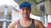 Mantan pemain Arema, Junda Irawan. (Bola.com/Iwan Setiawan)