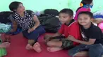 Pelajar pengungsi erupsi Gunung Agung dari mulai TK hingga SMA, terancam tak bisa bersekolah.