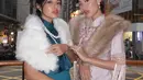 Kalung, anting berlian, serta cincin, menambah kesempurnaan tampilan.  [Foto: instagram/ PatriciaGouw]