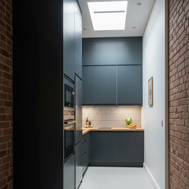 9 Desain Dapur Minimalis di Rumah Gang Sempit,