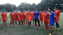 Tak mau kalah dengan tim senior, Persija U-21 sudah menggelar seleksi, rutin berlatih dan beruji coba. (Bola.com/Gerry Anugrah Putra)
