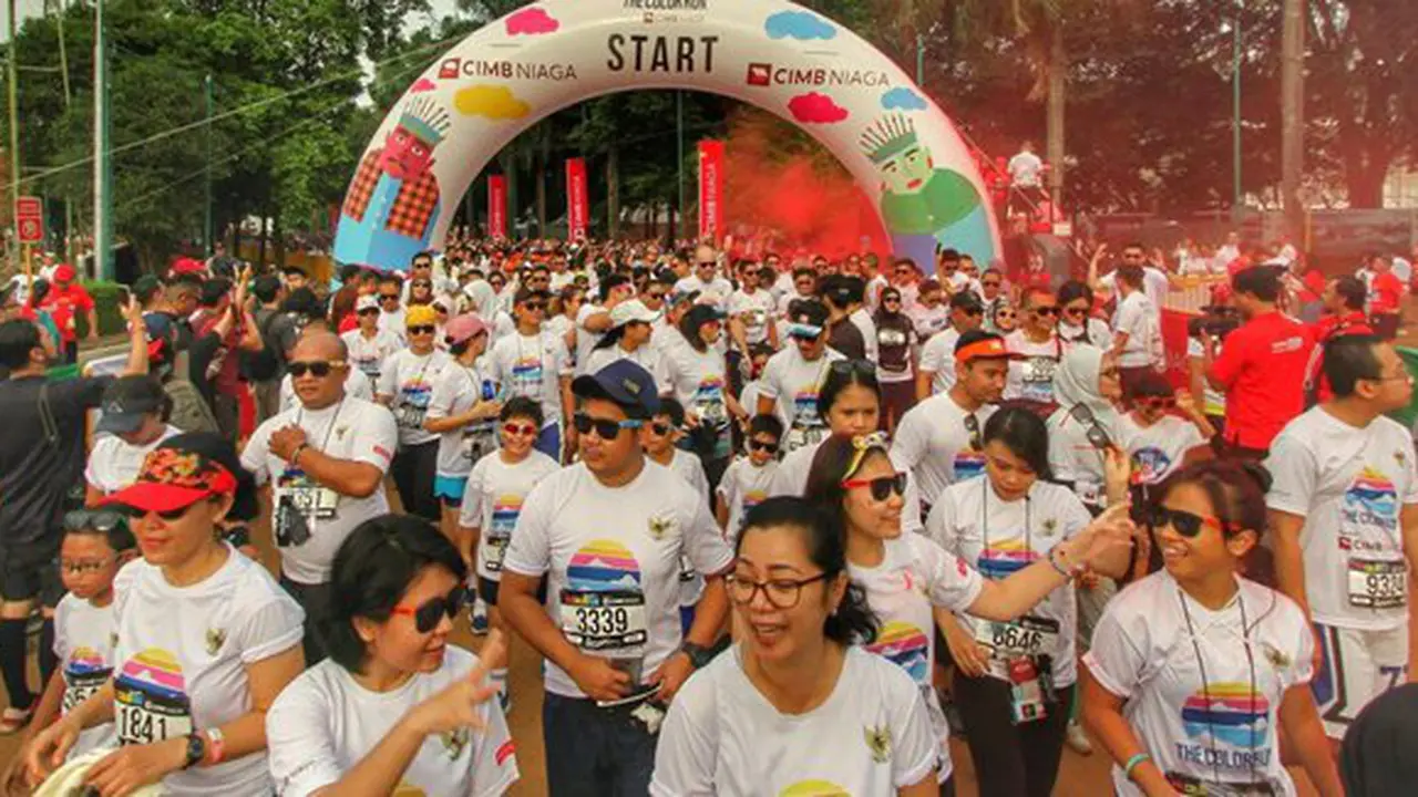 Color Run Jakarta./Copyright Vemale/Anisha