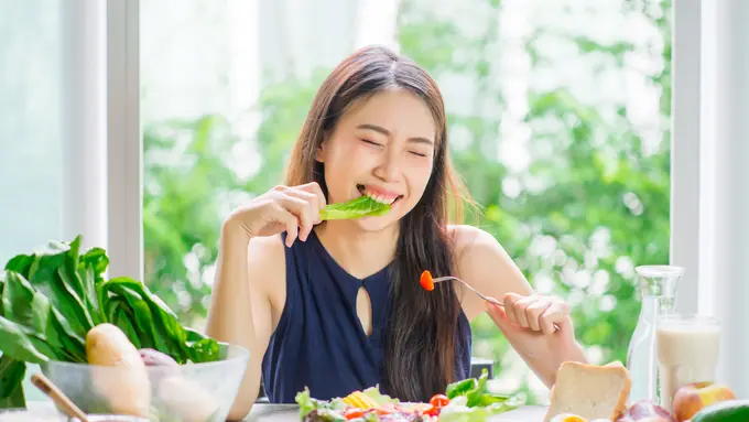 makan sayur