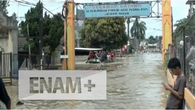 Banjir di Perumahan Pondok Gede Permai Datang Tiba-Tiba
