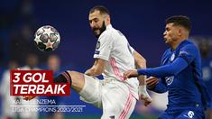 Berita Video 3 Gol Terbaik Semifinal Liga Champions, Ada Gol Karim Benzema