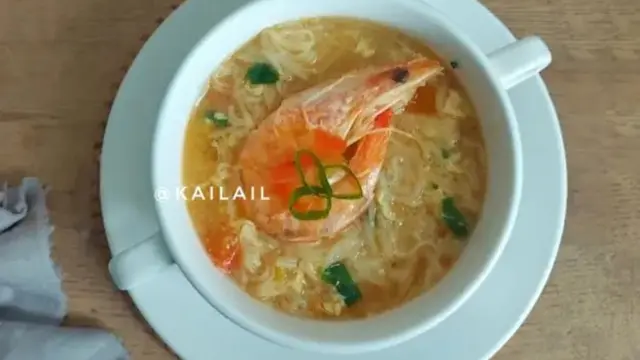 Resep misoa kuah udang. (dok. Cookpad @kailail)