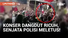 Satu Orang Meninggal Dunia Usai Senjata Polisi Meletus di Acara Dangdut