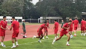 Latihan Perdana Timnas Indonesia untuk FIFA ASEAN Cup 2026, 4 Pemain Belum Gabung
