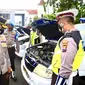 Kapolrestabes Surabaya Kombes Pol Akhmad Yusep Gunawan kesiapan jajarannya menghadapii Natal dan Tahun Baru. (Dian Kurniawan/Liputan6.com)