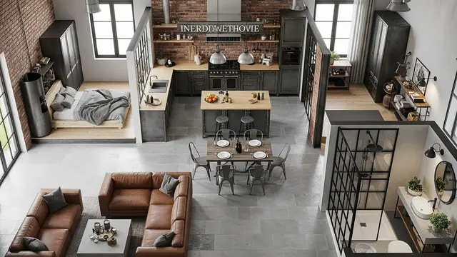 Dapur di Tengah Rumah Terbuka