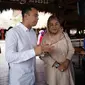 Raffi Ahmad bersama Wali Kota Semarang, Hevearita Gunaryanti Rahayu memberikan keterangan pers di Kampung Laut Semarang, Sabtu (24/02/24). (Dok. Humas Pemkot Semarang).
